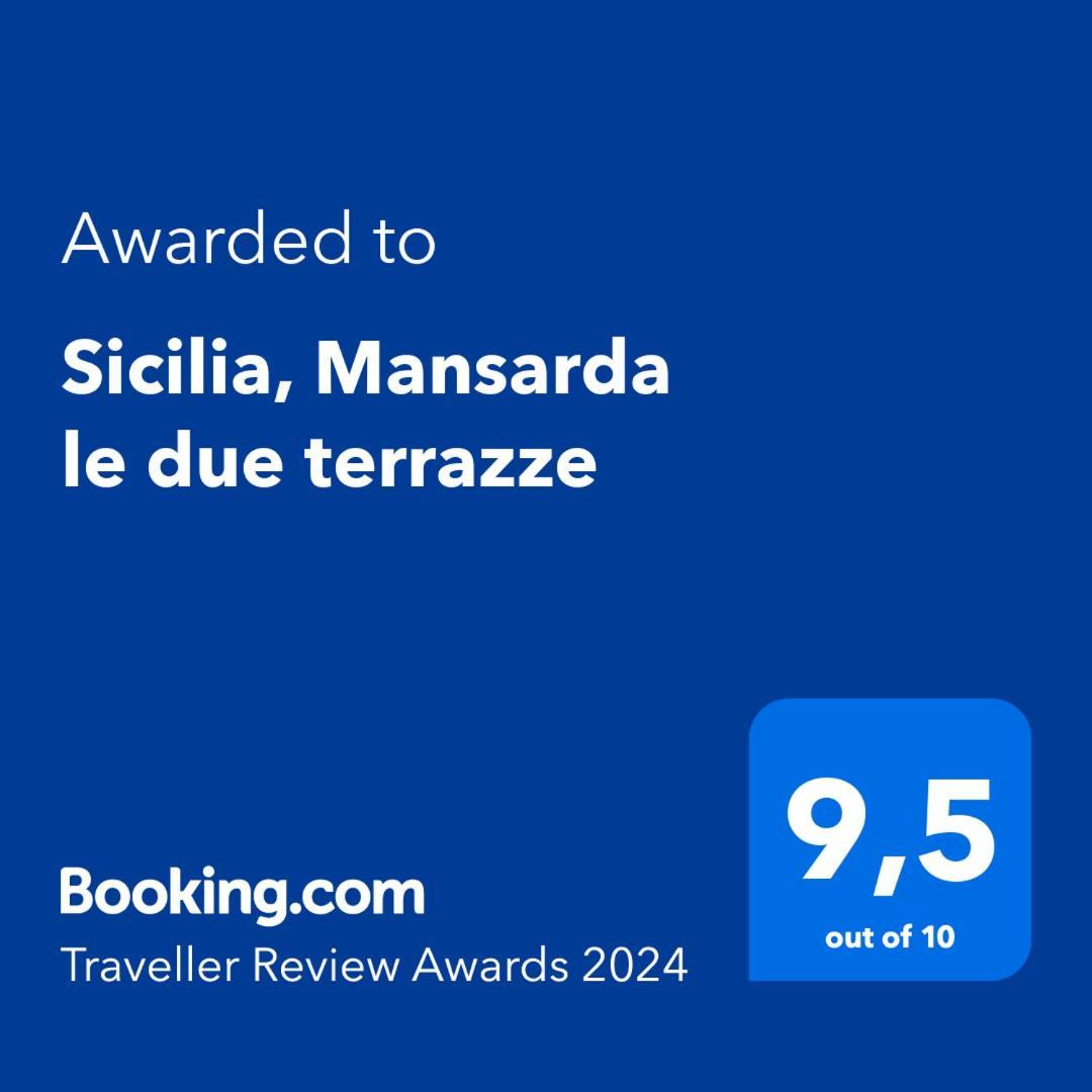 דירות מסקלי Sicilia, Mansarda Le Due Terrazze מראה חיצוני תמונה